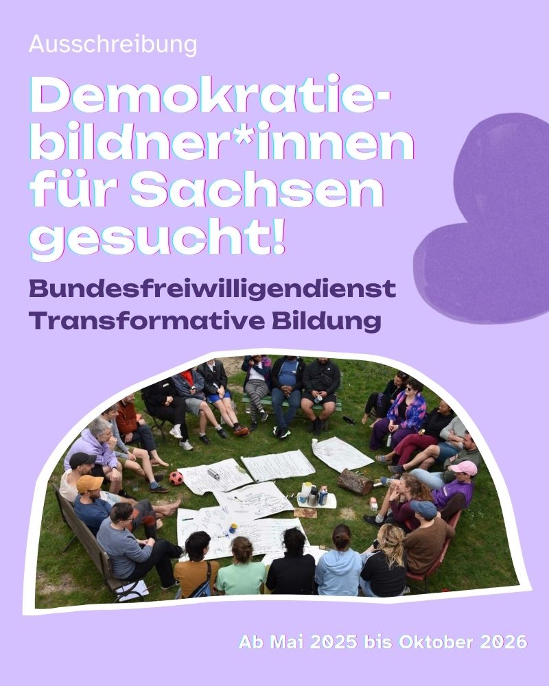 Aus einem roten Geschenkkarton fliegen verschiedene Worte wie Wandel. Zuversicht, Visionen, Degrowth. In einem großen grünen Kreis steht Wünsch dir eine Spende.