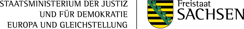 Justiz_000_P_4C_Pfade Logo Staatsministerium der Justiz und für Demokratie, Europa und Gleichstellung